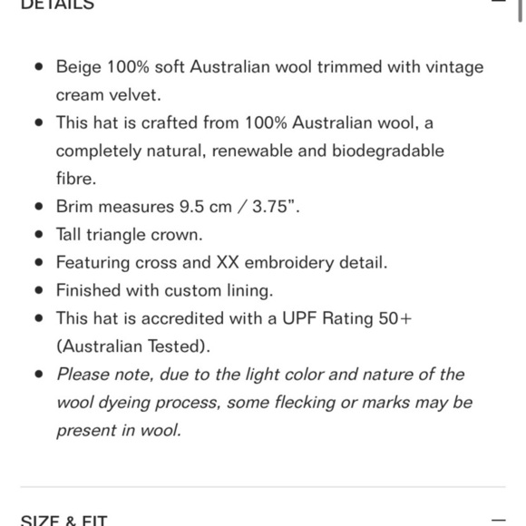 Free people lack of color benson triangle hat new with tags main image 9